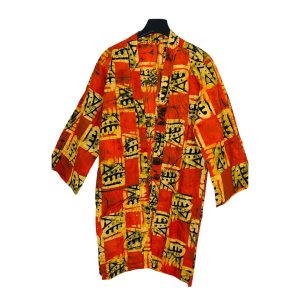 Kimono en pagne africain