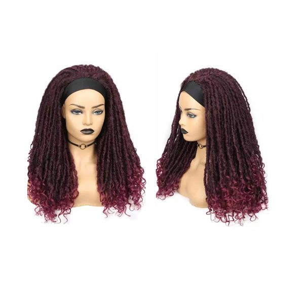 perruque dreadlocks rouge