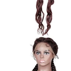 Braided wing nattes long