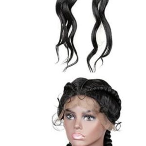 Braided wing nattes long