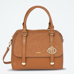 Sac à main Léo caramel marque manoukian